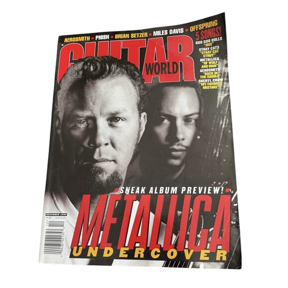 Guitar Magazines (5) Metallica Ozzy Stevie Ray Vaughn Red Hot Chili Peppers - Picture 3 of 12